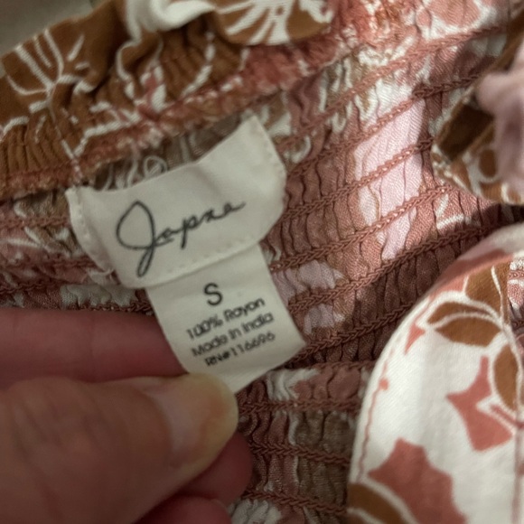 Japna Floral Maxi Dress - Brown and Pink size small boxEJ - Picture 6 of 6